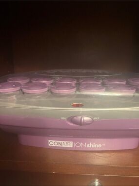Conair ION Shine Purple Hot Roller Set
